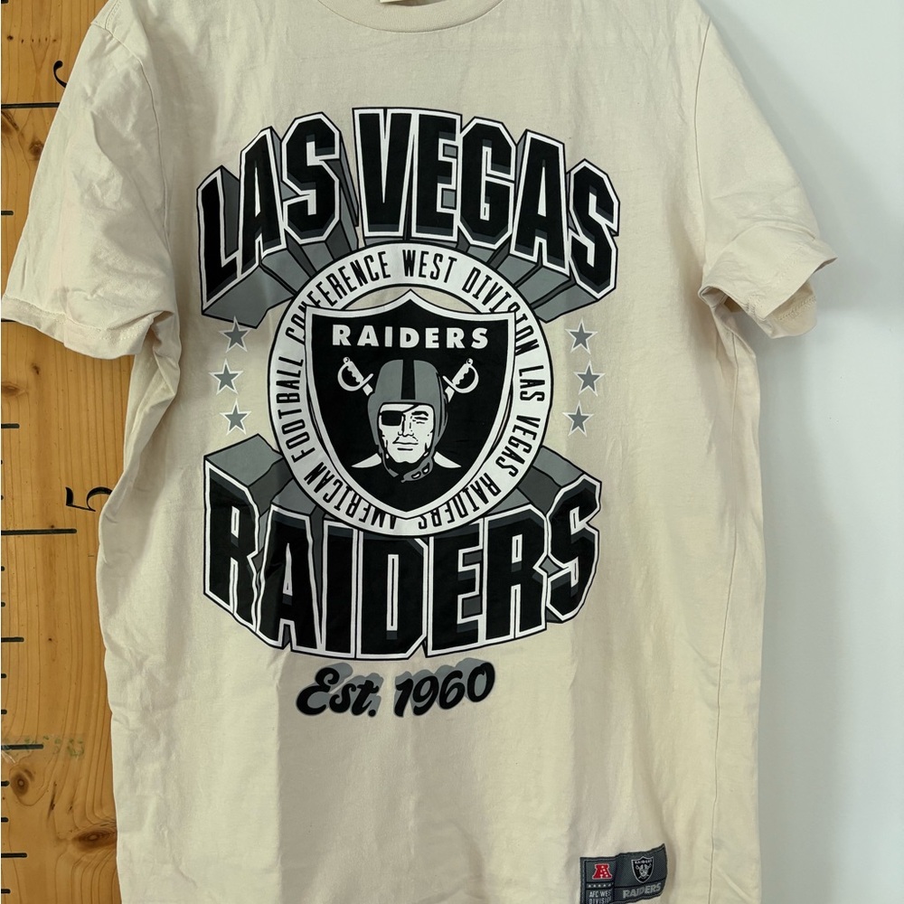 Las Vegas Raiders Cream T-Shirt